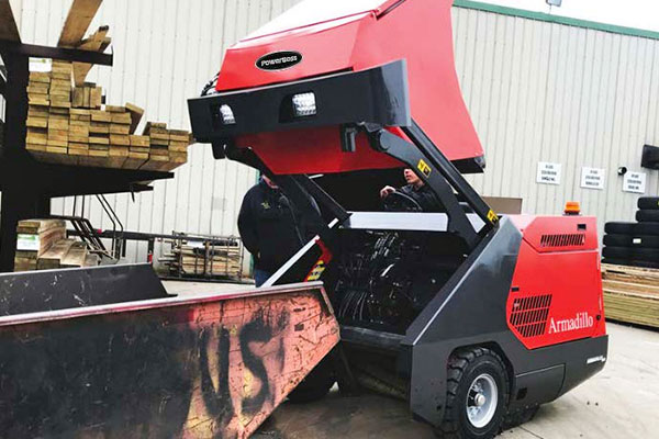 Powerboss Armadillo industrial floor cleaning