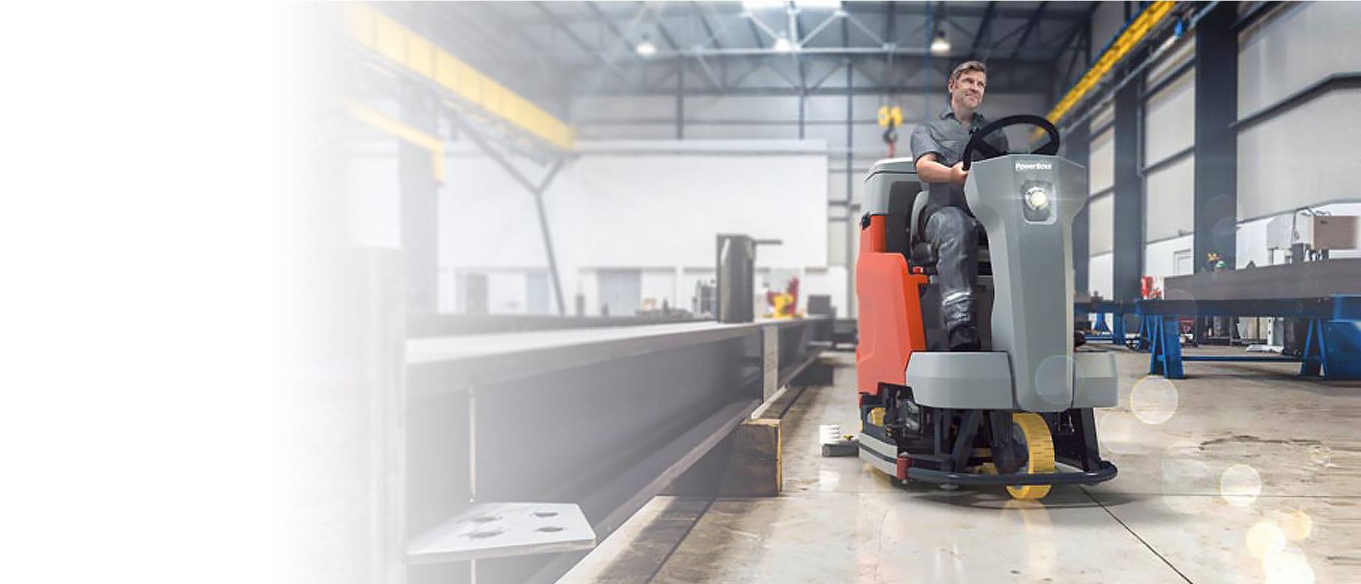 Powerboss in warehouse